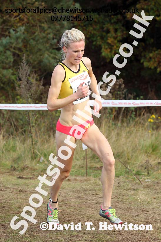 Senior women, National Cross Country Relays, Berry Park, Mansfield. Photo: David T. Hewitson/Sports for All Pics